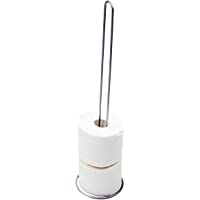 WENKO Portarollos para papel higiénico de reserva- Acero- 14 x 56 x 14 cm- Cromo